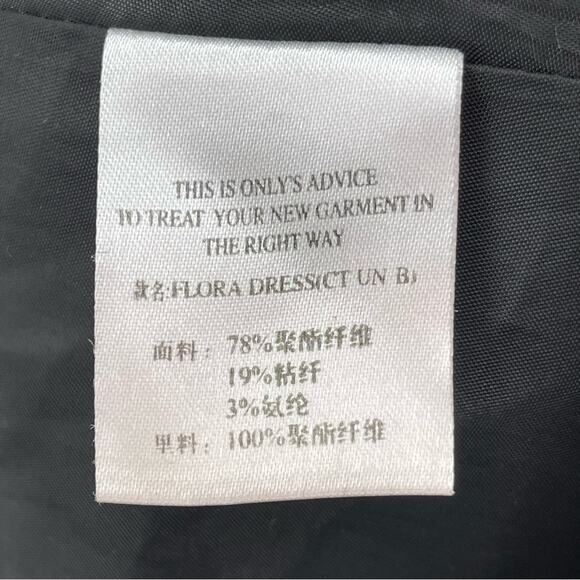 ONLY Black Puff Sleeve Ruffle Waist Accented Cocktail Party Mini Dress XL - Picture 7 of 8